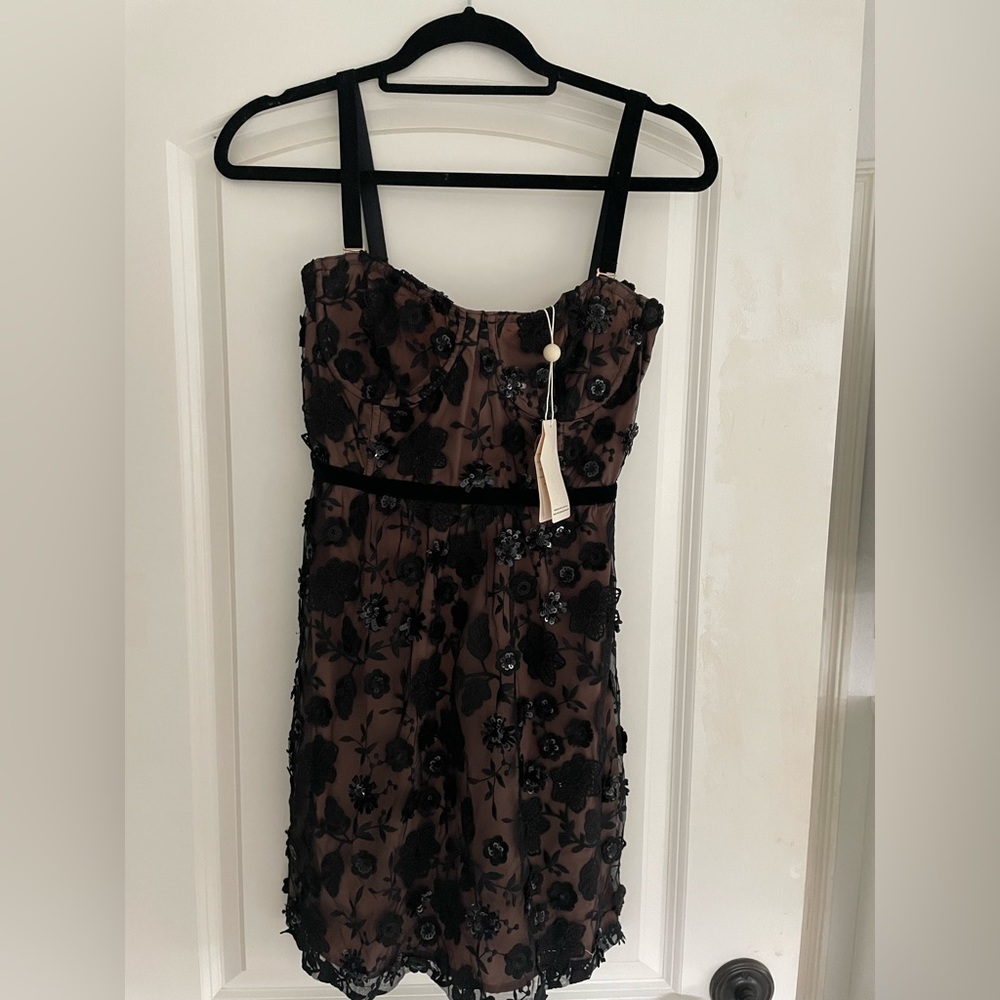 for love and lemons new beaded mini cocktail dress